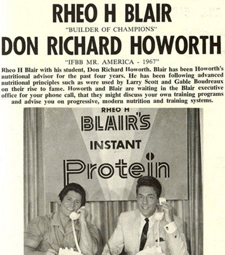 Don Howorth and Rheo H Blair Protein Supplement