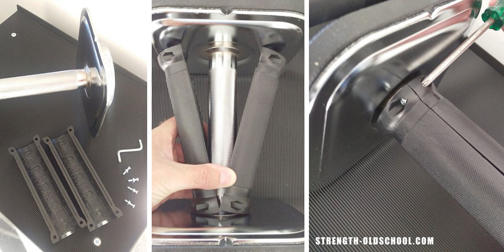 How to Add Ironmaster Fat Grip Adapters to Adjustable Dumbbells
