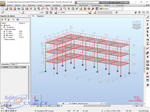 analisis de cargas y combinaciones en Autodesk Robot