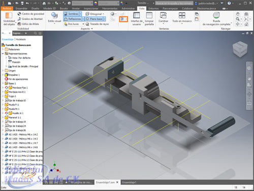 autodesk inventor secciones