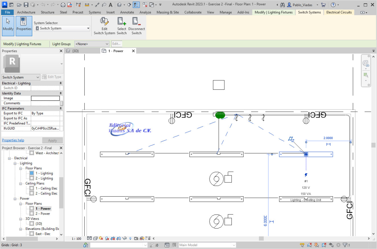 Revit MEP Circuitos