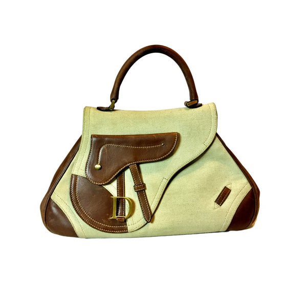 dior brown saddle bag