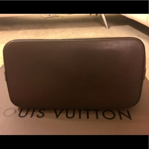 SOLD - Louis Vuitton Alma Damier Leather Bag.