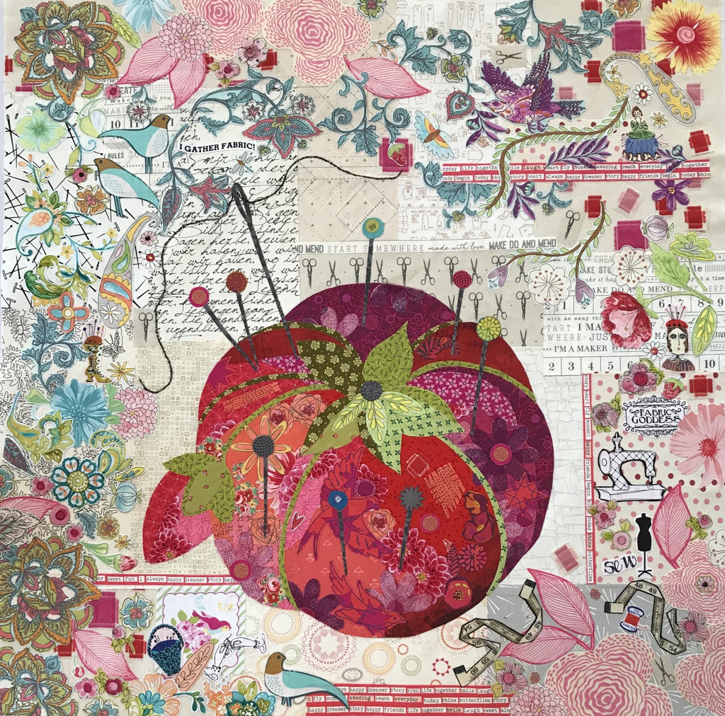 Laura Heine Pincushion Collage Pattern – Bebeloushdesigns