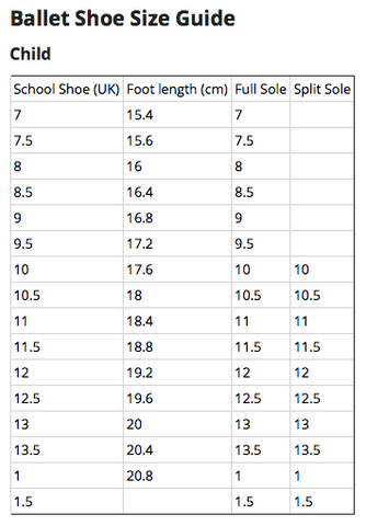 20 cm in us shoe size