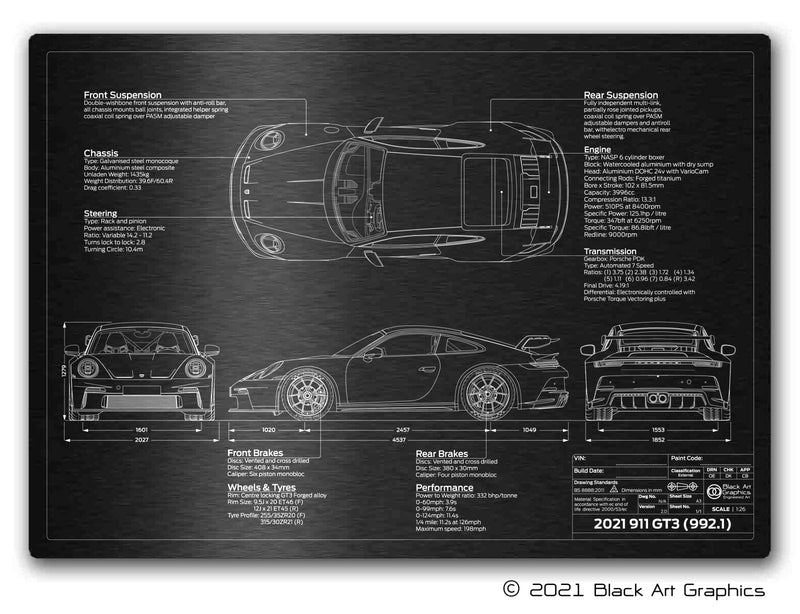 2021-2024 911 GT3