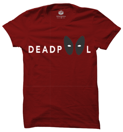 Deadpool Minimal Melangebox Graphic Tee