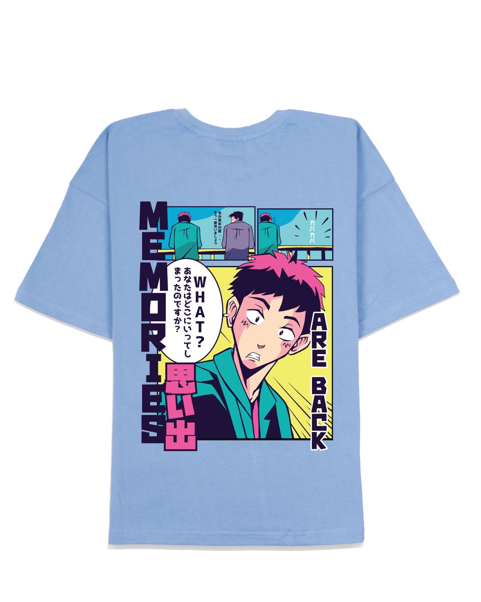 Anime Printed Oversize Polyester tshirt  demon slayer t shirt  naruto t  shirt