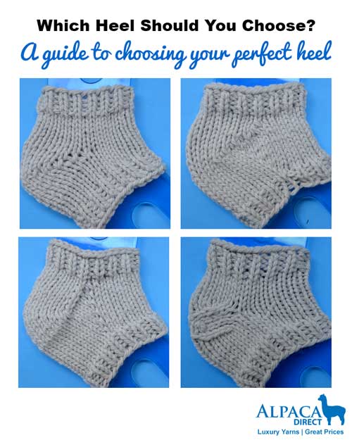 Learn An Easy Way To Choose Your Sock Heel Style Sock Knitting