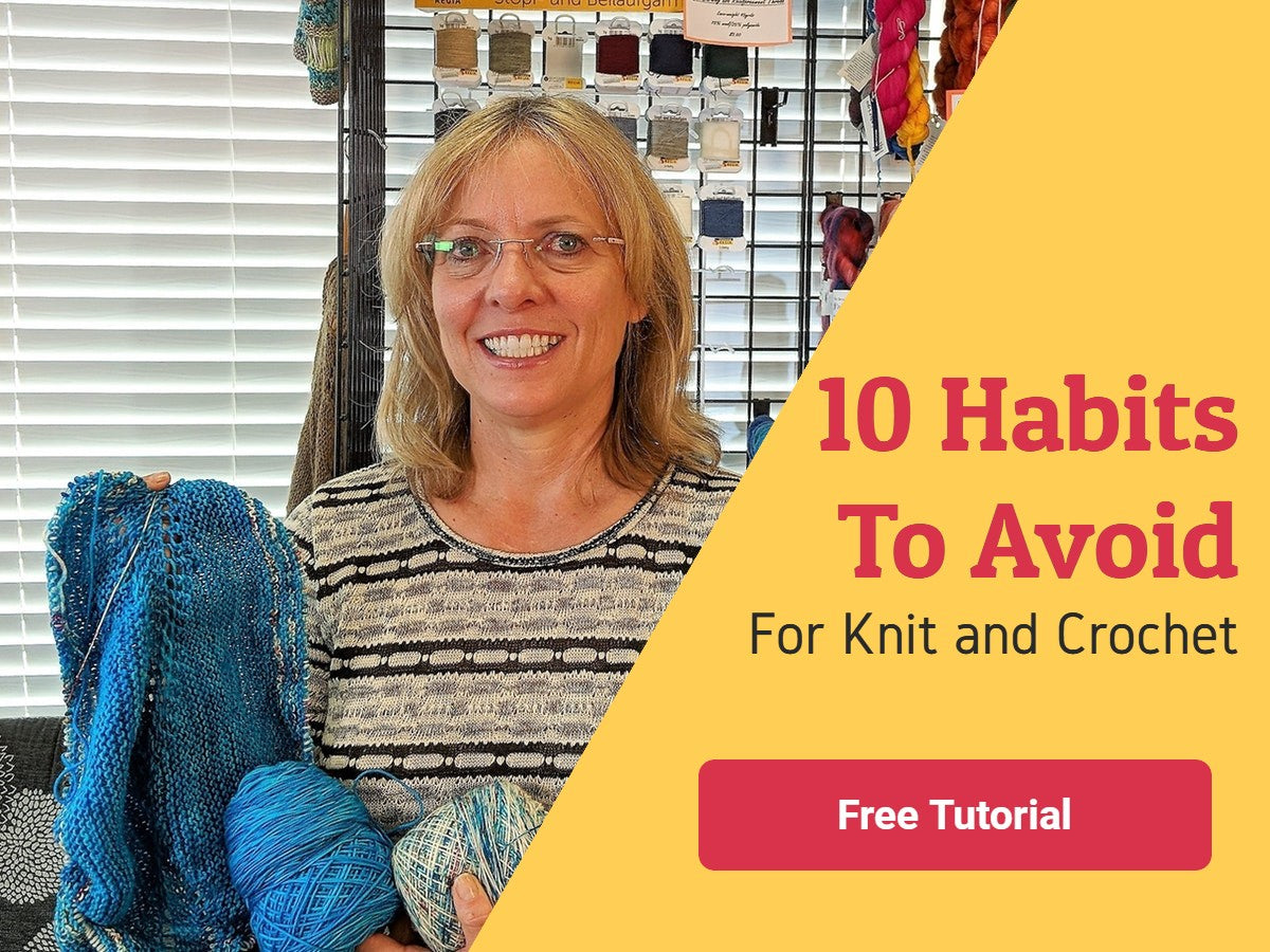 10 habits to avoid for knitters
