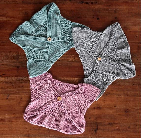 Entrechat baby sweater knitting pattern