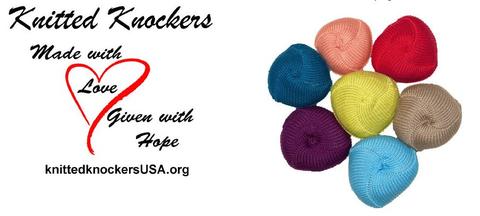 knitted knockers for charity