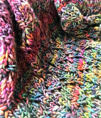 Intermezzo knit afghan