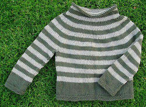 Concentric Circles Pullover - Children's Pattern