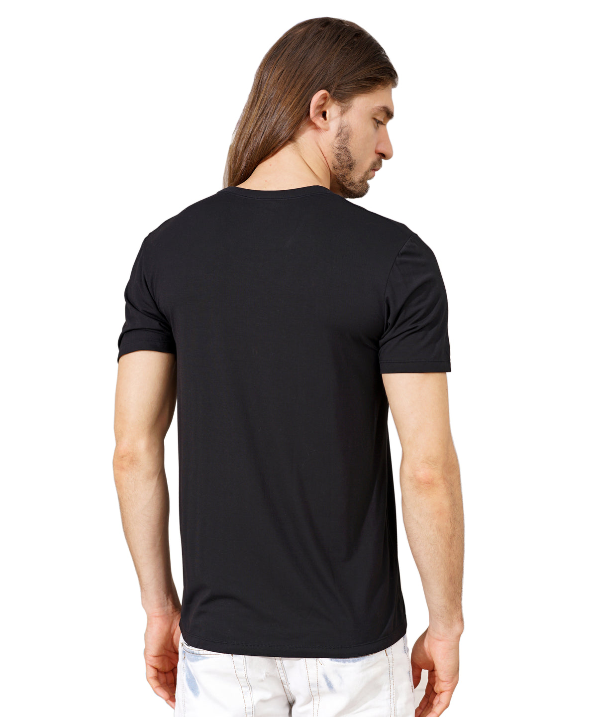 Bamboo Men's V-Neck T-Shirt | Alpaca Direct