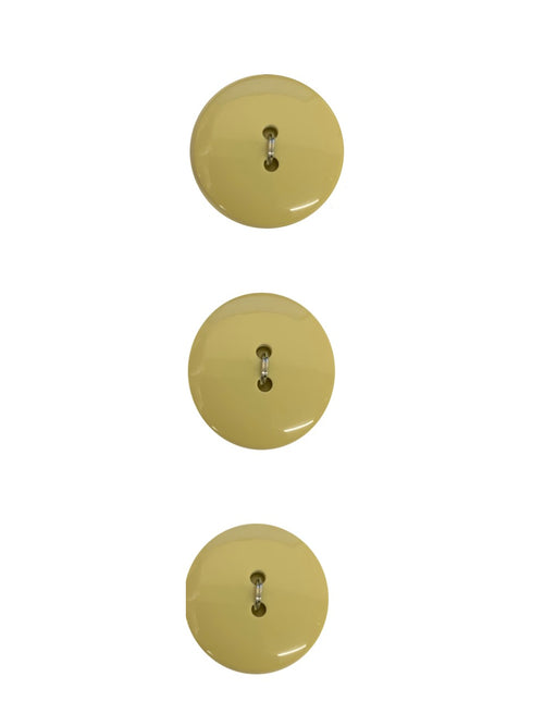 1 1/8 Honey Beige Wood Buttons, LaMode