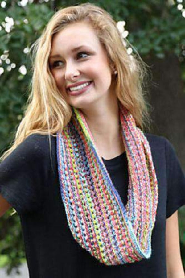 Eyelet Cowl by Plymouth Yarn Design Studio