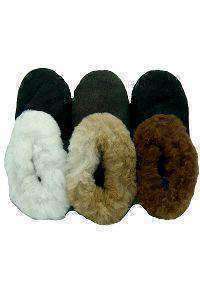 alpaca lined slippers