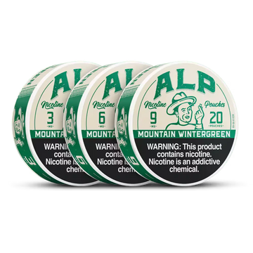 Alp Nicotine Pouches Mountain Wintergreen- 5 Pack