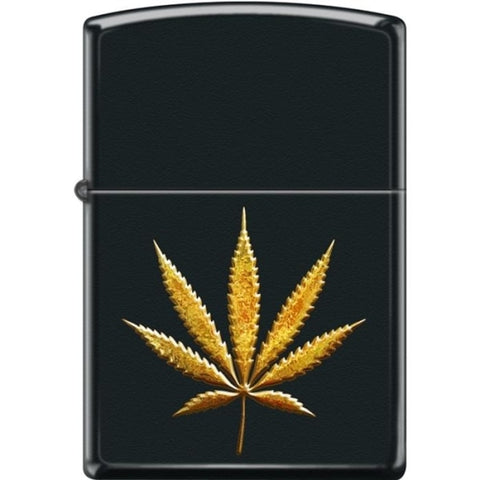 Zippo Lighter - Peace Pot Leaf Spectrum Finish | Lighter USA