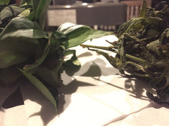 Tea in multiple stages of production