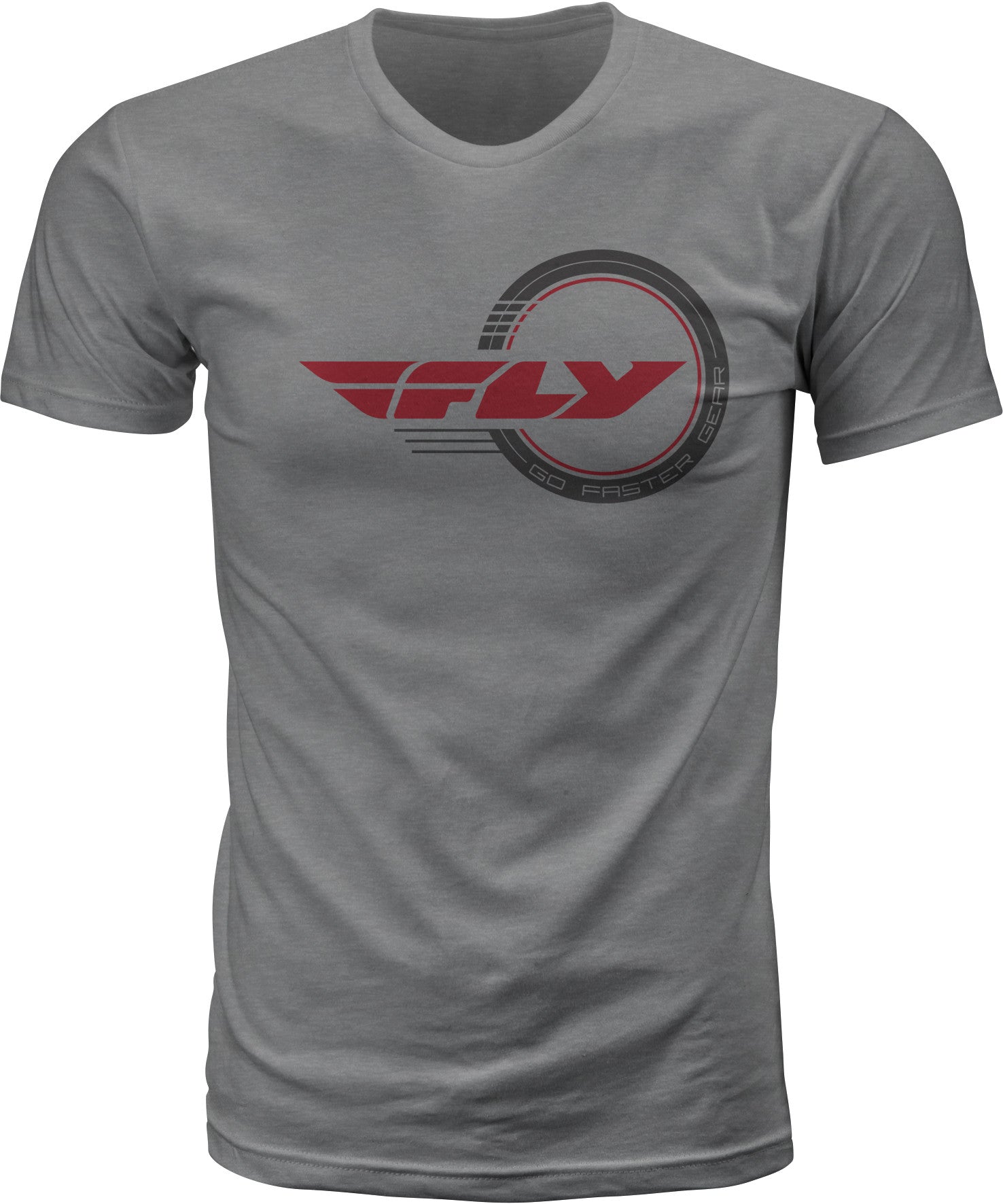 FLY RACING FLY STANDARD ISSUE TEE GREY HEATHER 3X 352-0363~7