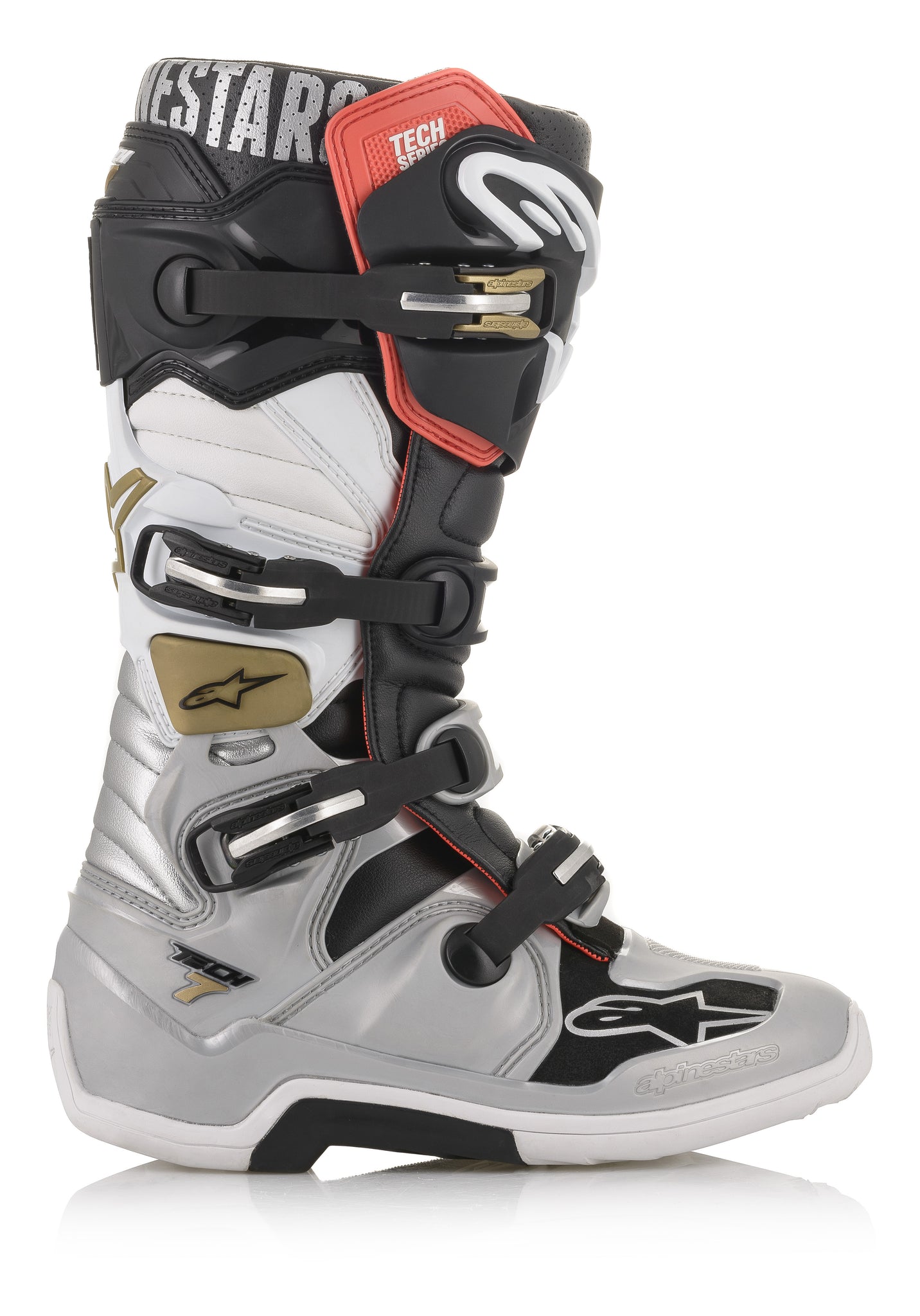 alpinestars tech 1 black and gold