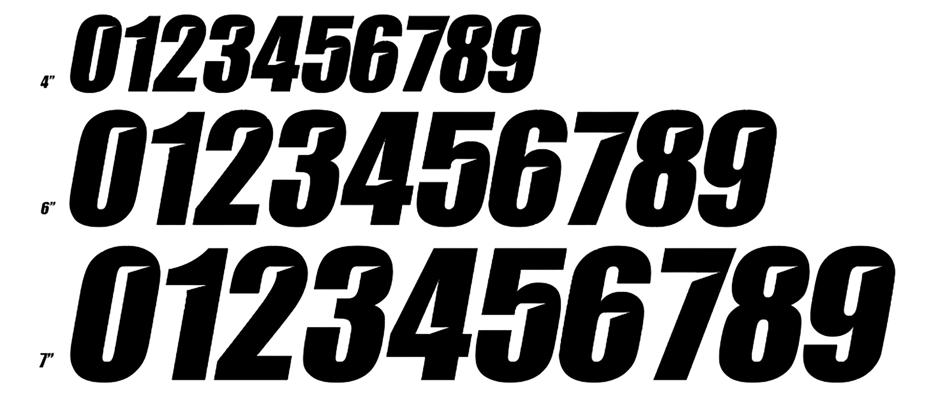 D'COR #5 BLACK 6 SLASH SERIES 3/PK 45-29-5