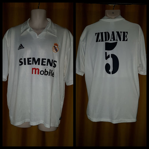 zidane real madrid jersey