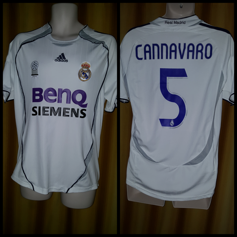 cannavaro real madrid jersey