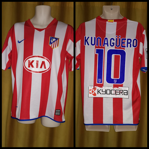 2008-09 Atletico Madrid Home Shirt Size 