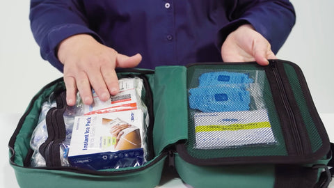 Brenniston National Standard Complete Workplace First Aid Kit contains a large instant ice pack and other quality items.