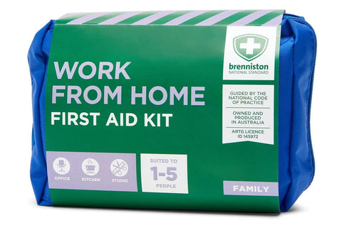 Brenniston National Standard Work From Home Family First Aid Kit.