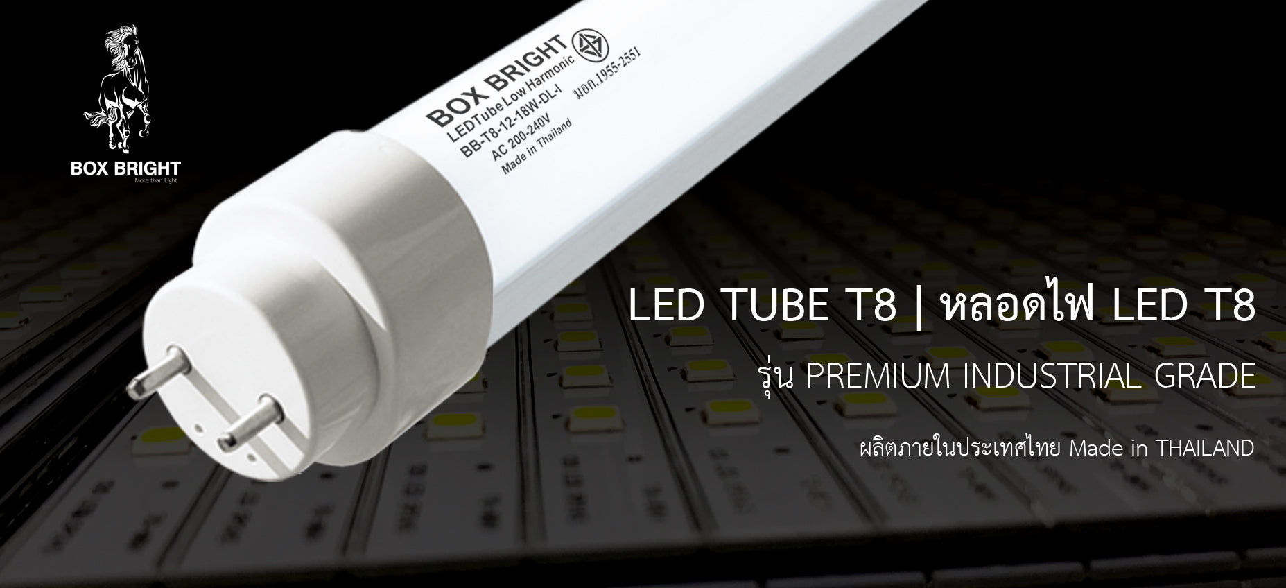 LED TUBE T8 | หลอดไฟ LED T8 รุ่น Premium Industrial Grade