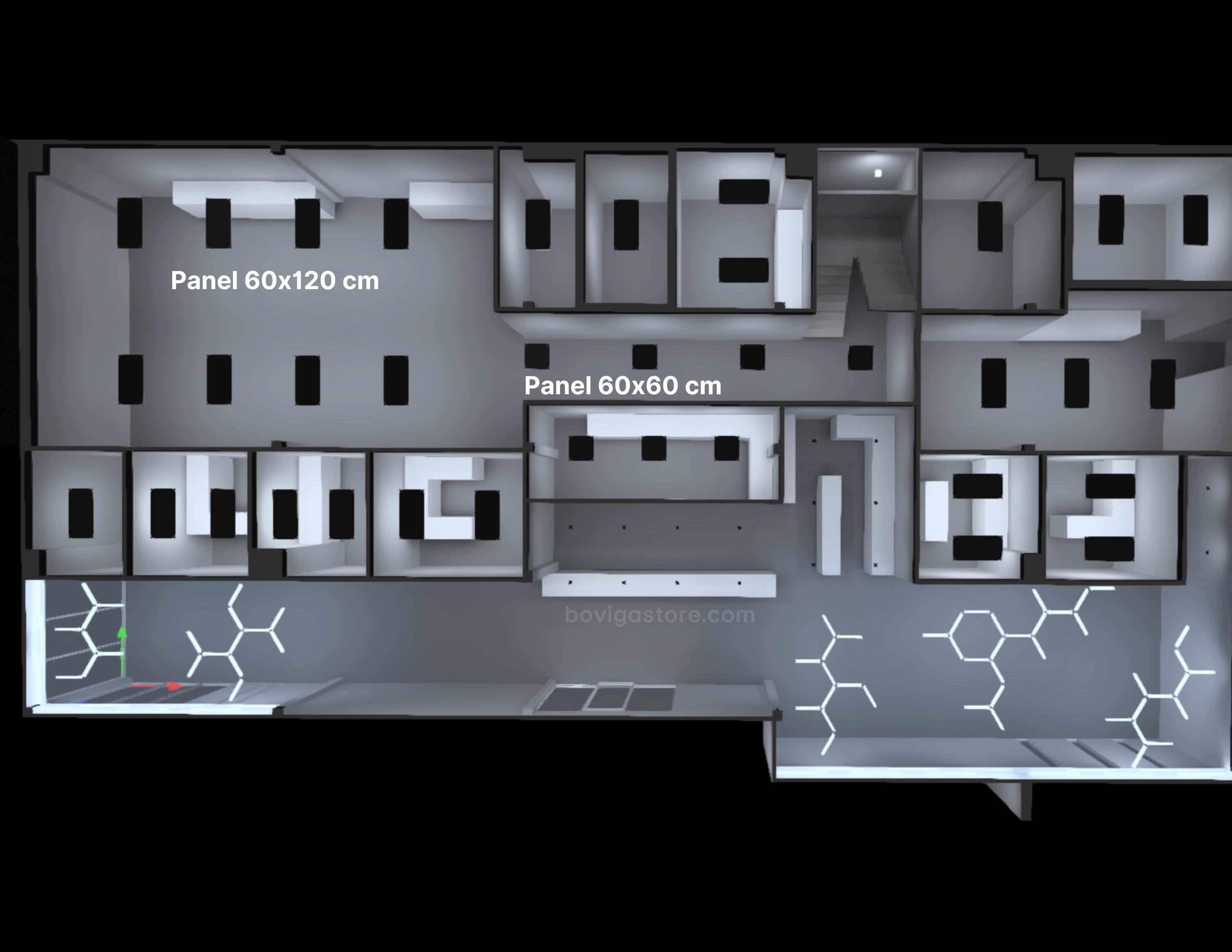 ออกแบบแสงสว่าง โรงพยาบาลสัตว์ โคมไฟพาเนล LED Panel