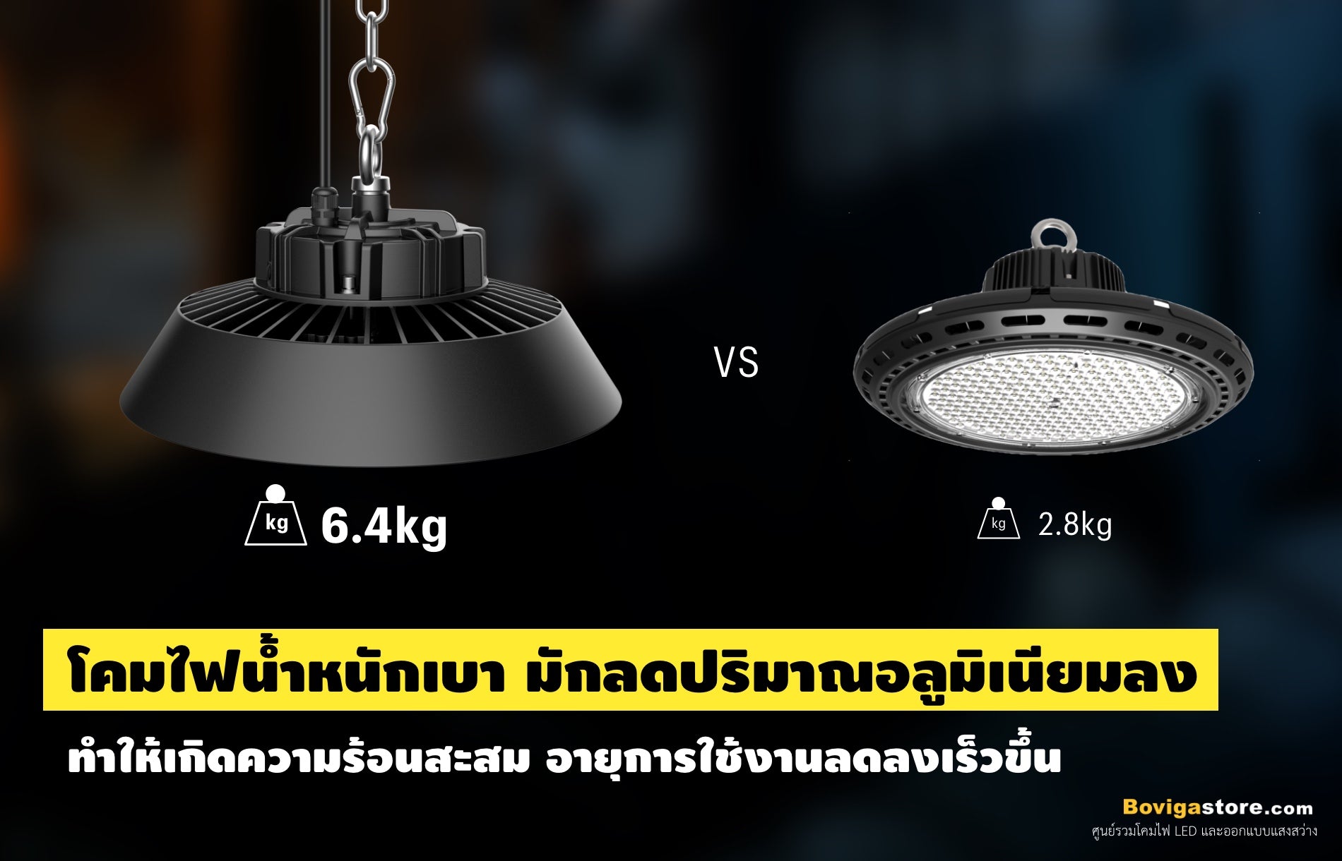 การลดขนาดแผงระบายความร้อนทำให้ชิป led มีความร้อนสะสม เสื่อมสภาพเร็ว