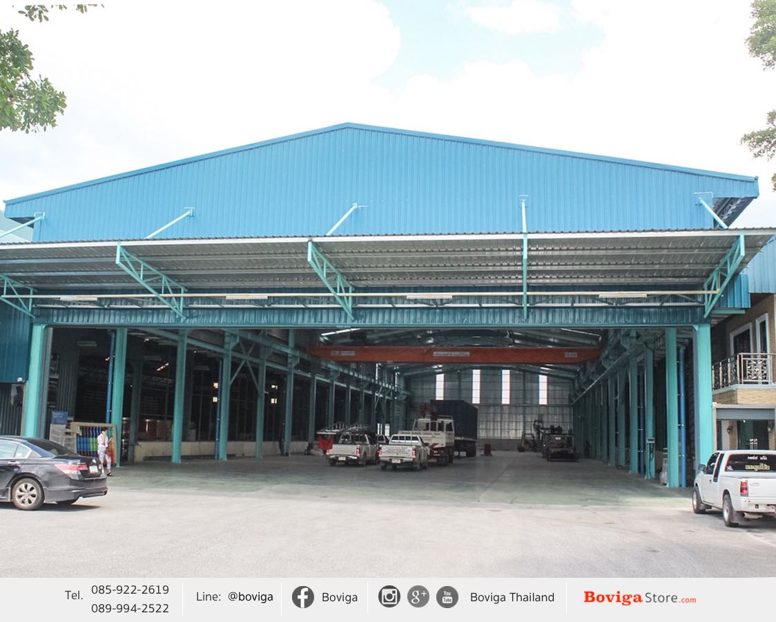 B.B.C. Steel Group โรงงานผลิตและจำหน่ายเหล็กรีดลอน เจ้าแรกในจังหวัดระยอง ติดตั้ง โคมไฟ LED High Bay | โคมไฮเบย์ LED 150W รุ่น Series 3 แบรนด์ BOX BRIGHT