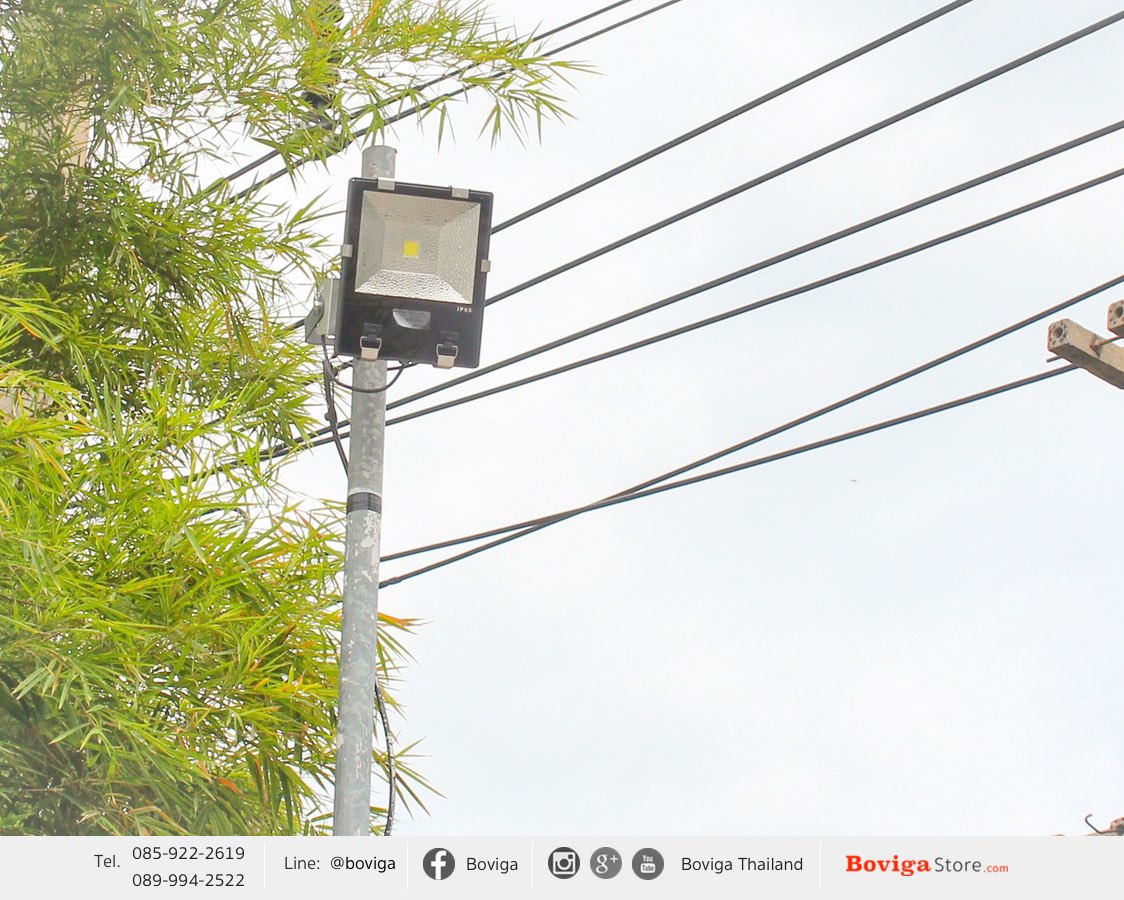 แข็งแรง ทนทาน ติดตั้งง่าย โคมไฟ LED Flood Light 100W หรือ สปอร์ตไลท์ LED 100W รุ่น Series 1 แบรนด์ BOX BRIGHT