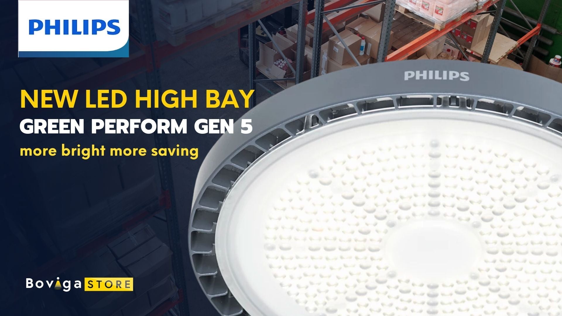 GreenPerform Highbay G5 Philips LED High Bay ไฟไฮเบย์ แบบกลม ฟิลิปส์ โดย Bovigastore