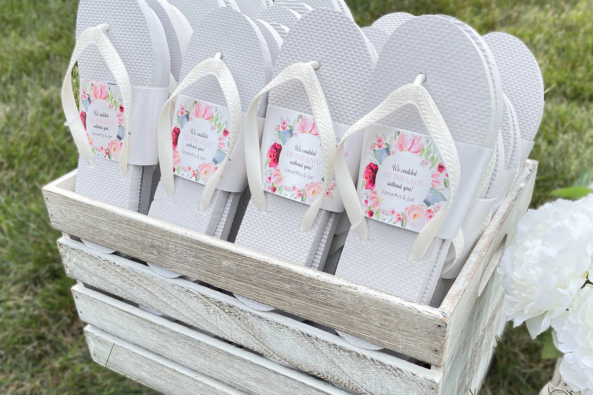 Wedding Flip Flop Basket