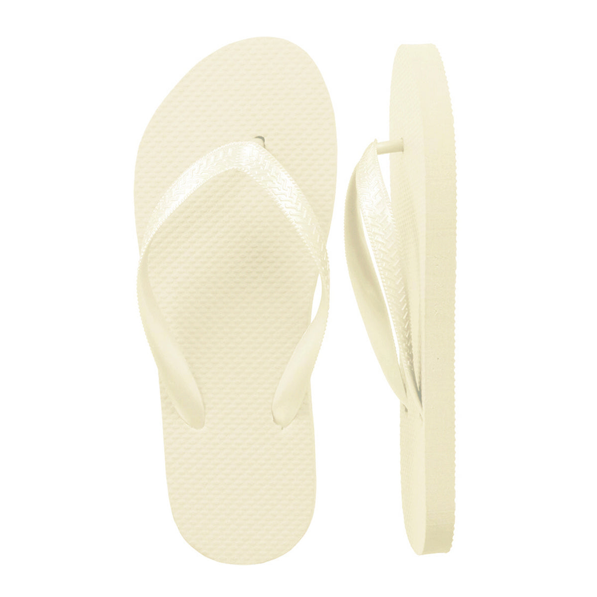 Bulk Flip Flops - 20 Pearly White Wedding Flip Flops