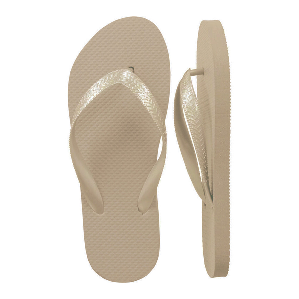 Classic Gold Flip Flops