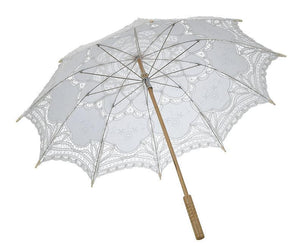 white lace parasol cheap