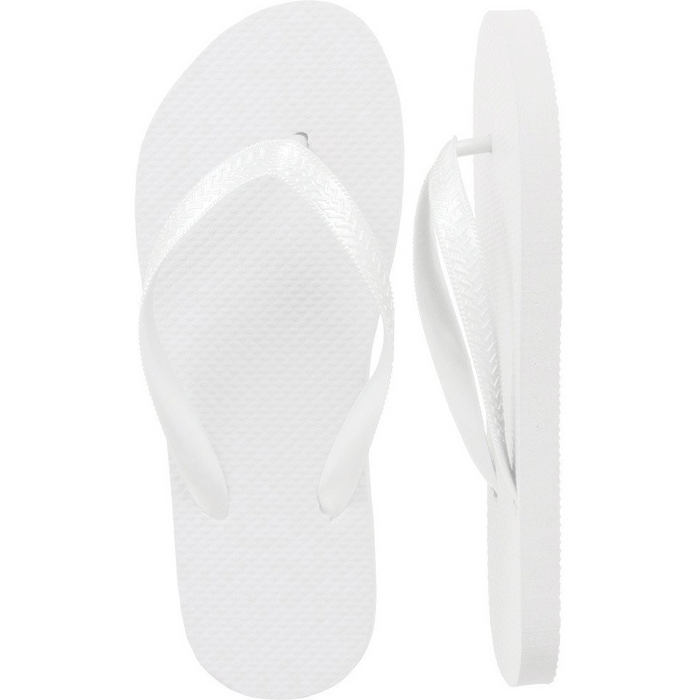 Black & White Flip Flops in Bulk, 40 pairs