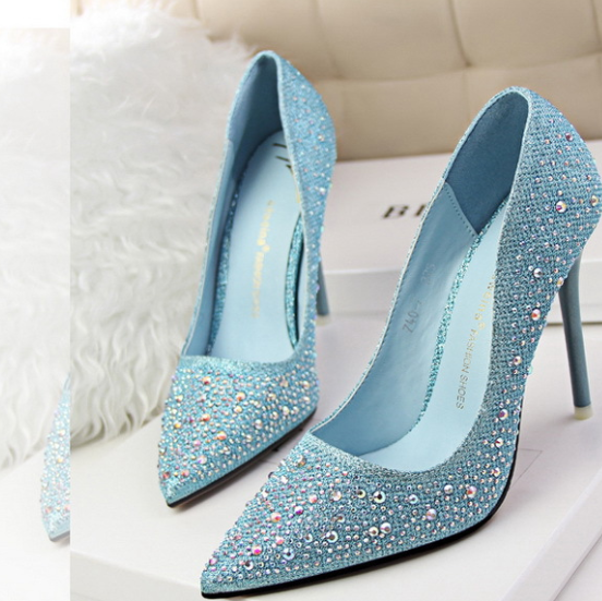 New hot selling crystal all - in - one - shoes