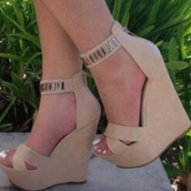 Hot style sells zippered platform sandals shoes