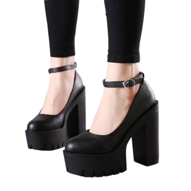 Black Gothic Pumps for Women - Rebel Style Footwear – Rebel Style Shop