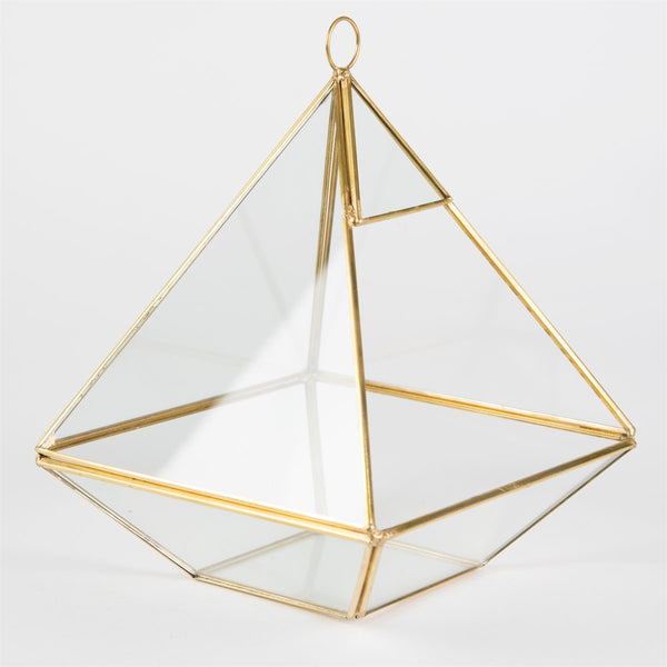 Brass Pyramid Terrarium – Dusk Furniture