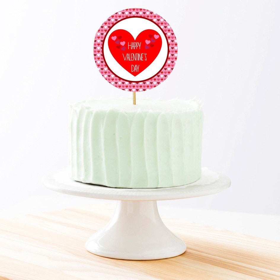 Valentine S Day Cake Topper 6 Inch Round On 100 Recycled Pcw Paperb Tessa Bunny S - roblox pcw