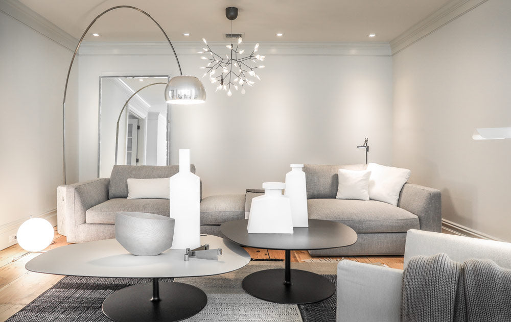 JANGEORGe Interiors & Furniture Kose Milano Geometria Alta Vase Contemporary Living Room